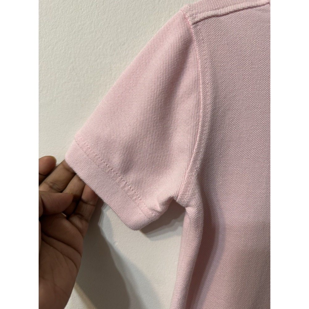 Nautica Toddler Boy Pink Short Sleeve Pique Polo Shirt Size 4T Embroidered Logo - Picture 3 of 7